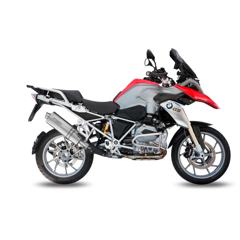Kipufogóvég STORM OVAL rozsdamentes részére BMW R 1200 GS 2013-2018, BMW R 1200 GS Adventure 2013-2018