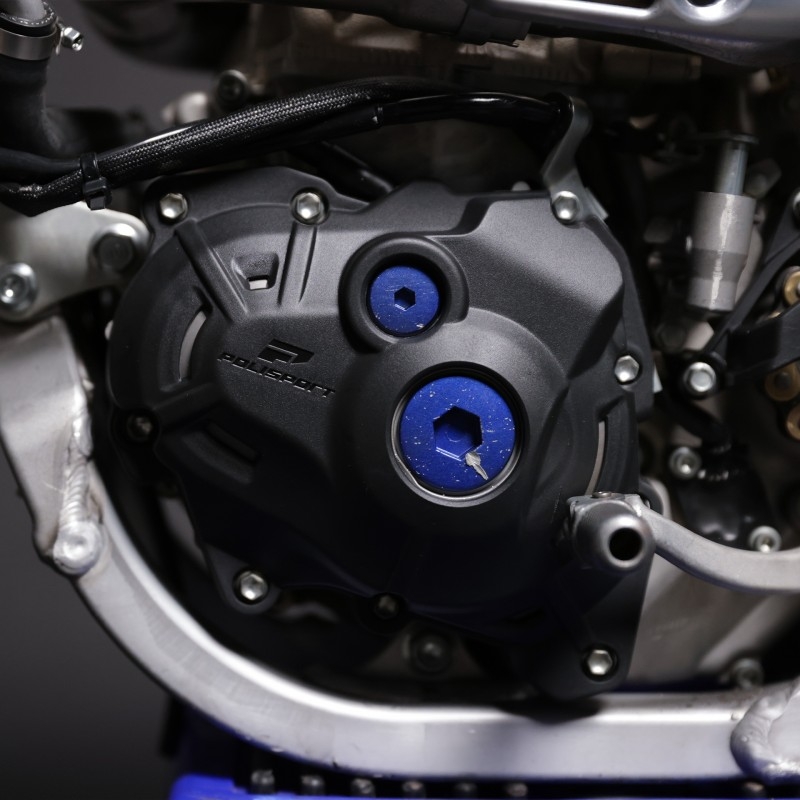 Clutch and ignition cover protector kit POLISPORT fekete
