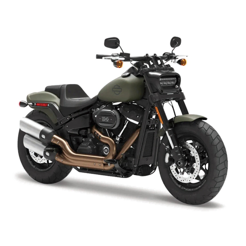 Maisto Harley Davidson Fat Bob 114 1:18 motorkerékpár modellje