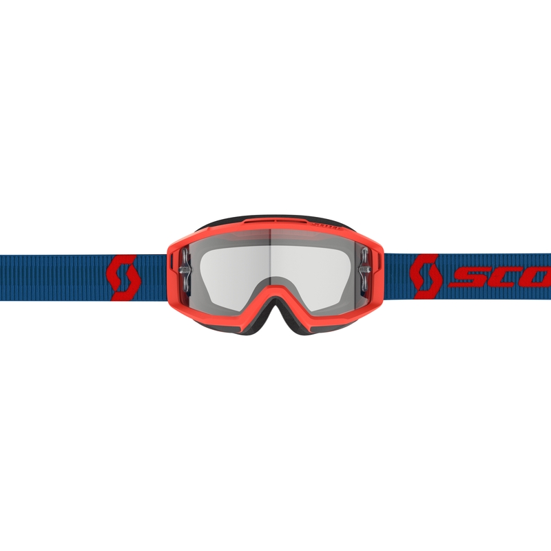 SCOTT Split OTG motokrossz szemüveg kék-fluo piros