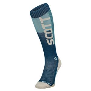 Ponožky SCOTT Merino modro-mátové