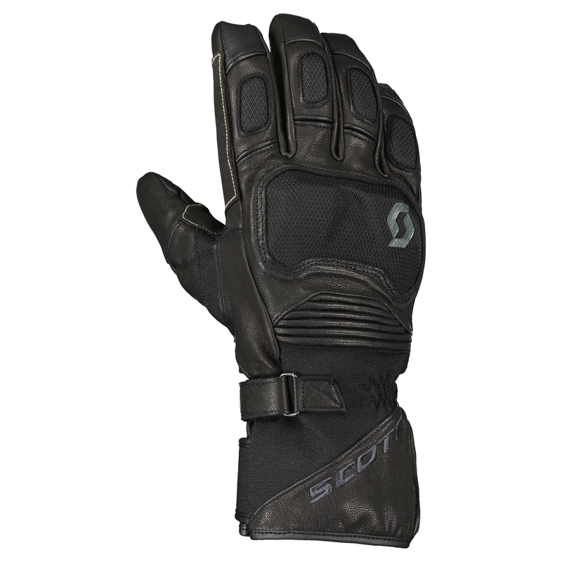 SCOTT PRIORITY PRO GTX motoros kesztyű fekete kiárusítás