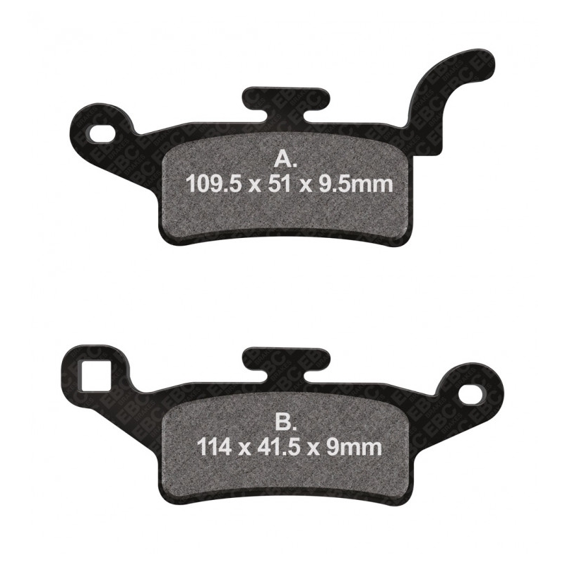 Fékbetét EBC részére YAMAHA YW 125 BWS  2010-2015, YAMAHA Xenter 125 2012-2020