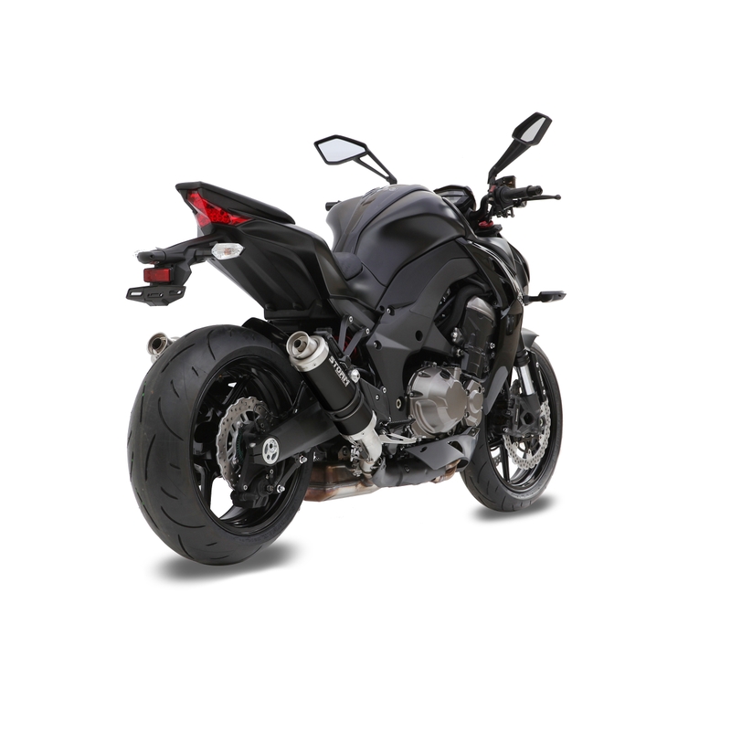 2 kipufogóvég STORM GP Acélos fekete részére KAWASAKI Z 1000 2014-2020