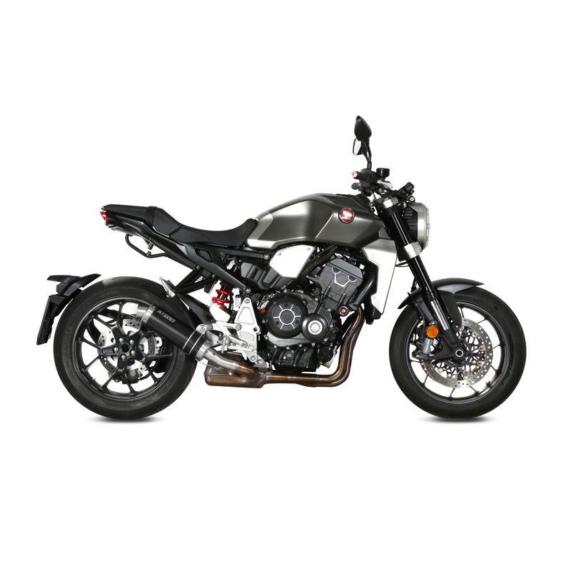 Kipufogóvég STORM GP Acélos fekete részére HONDA CB 1000 R, RA (ABS) 2018-2024, HONDA CB 1000 R Neo Sports Café 2018-2024
