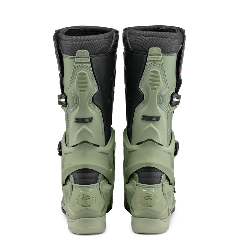 SiDi Crossair motoros csizma zöld-fekete