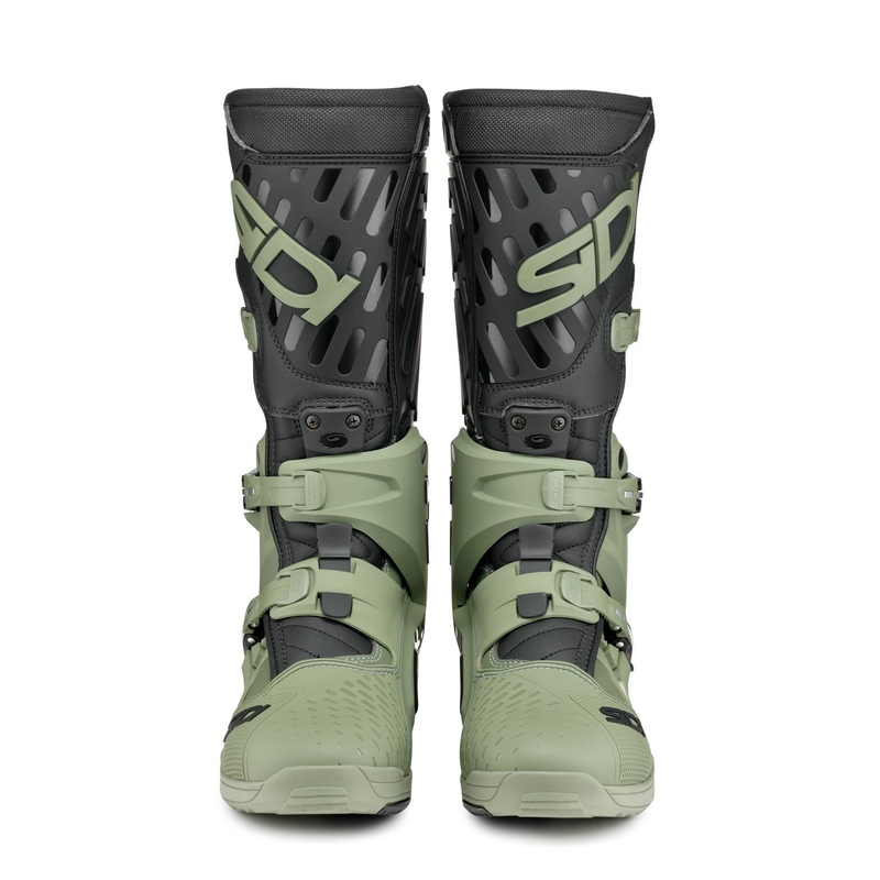 SiDi Crossair motoros csizma zöld-fekete