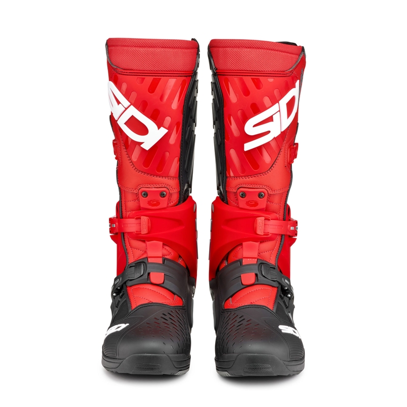 SiDi Crossair motoros csizma fekete-piros