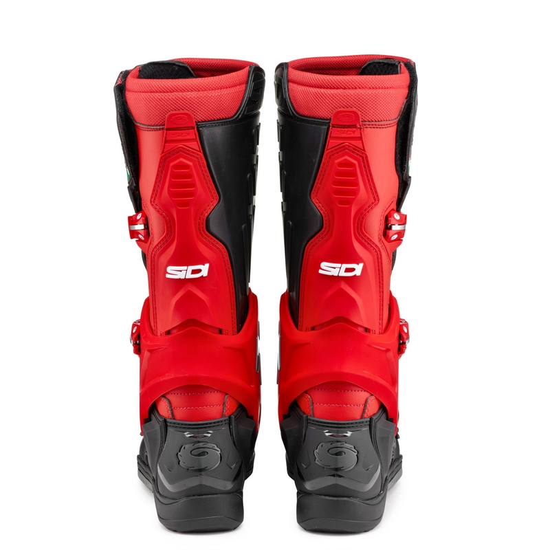 SiDi Crossair motoros csizma fekete-piros