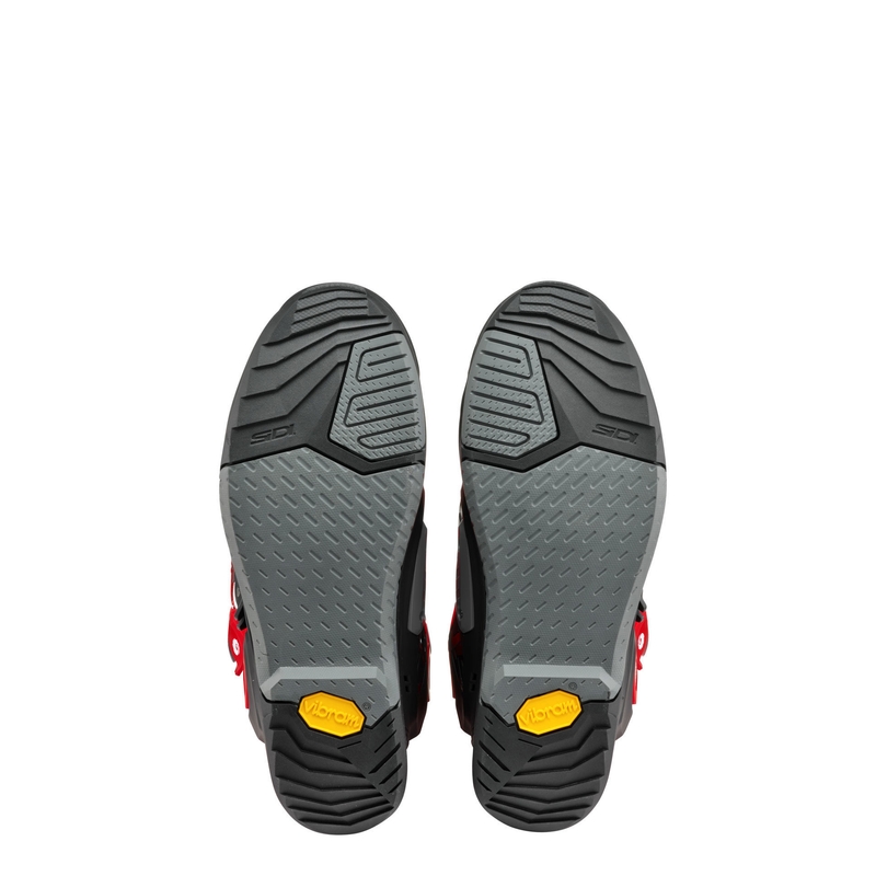 SiDi Crossair motoros csizma fekete-piros