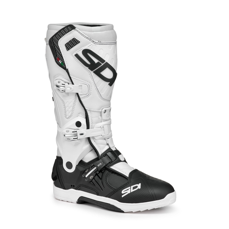 SiDi Crossair motoros csizma fekete-fehér