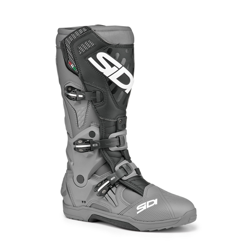 SiDi Crossair motoros csizma fekete-szürke