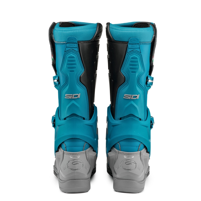 SiDi Crossair motoros csizma szürke-kék