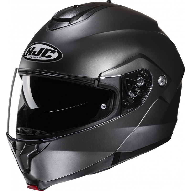 HJC C91N Solid motoros felnyitható bukósisak semi flat titanium