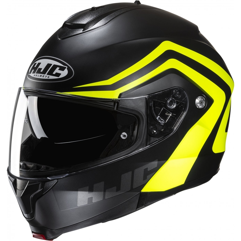 HJC C91N Nepos MC3HSF felnyitható motoros bukósisak fekete-fluo sárga