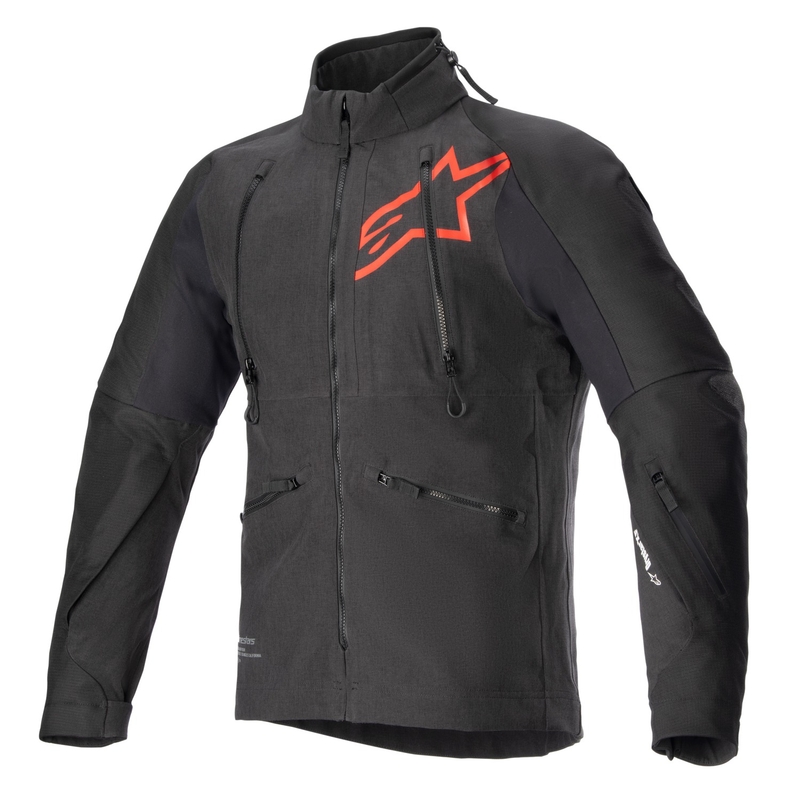 Alpinestars Hyde XT Drystar XF motoros kabát fekete-fluo piros