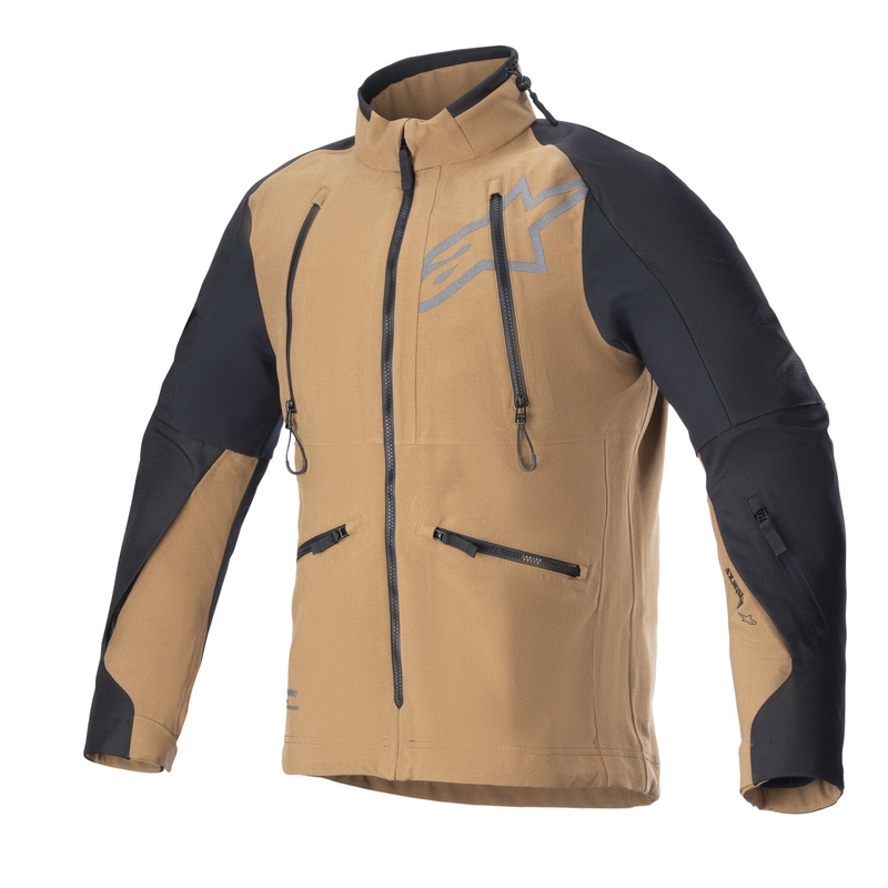 Alpinestars Hyde XT Drystar XF motoros kabát homokos-fekete