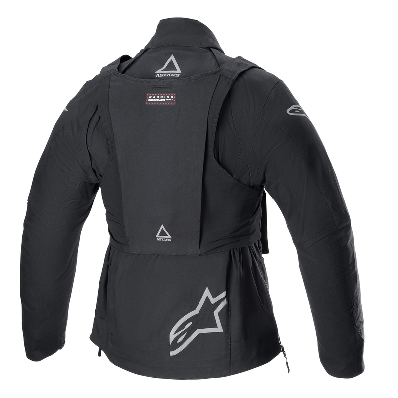 Alpinestars Techdura motoros kabát fekete-fényvisszaverő