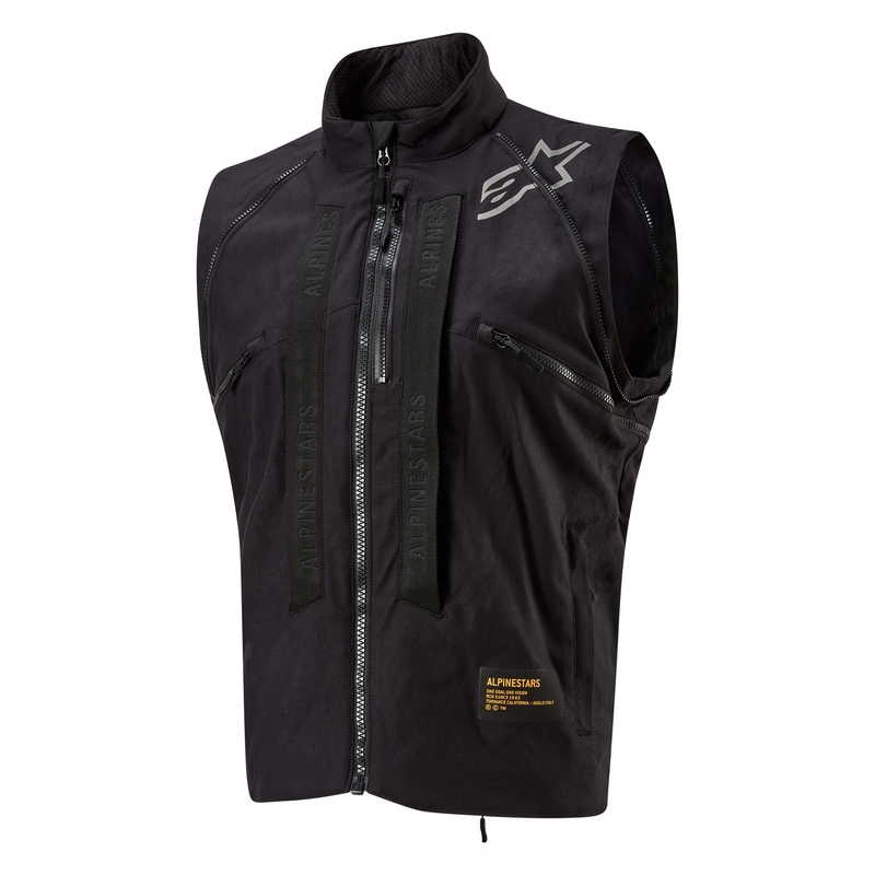 Alpinestars Techdura motoros kabát fekete-fényvisszaverő