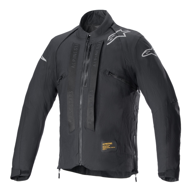 Alpinestars Techdura motoros kabát fekete-fényvisszaverő