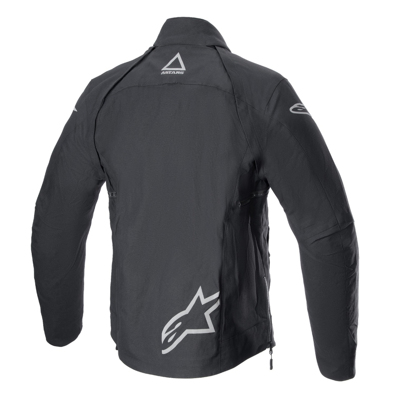 Alpinestars Techdura motoros kabát fekete-fényvisszaverő