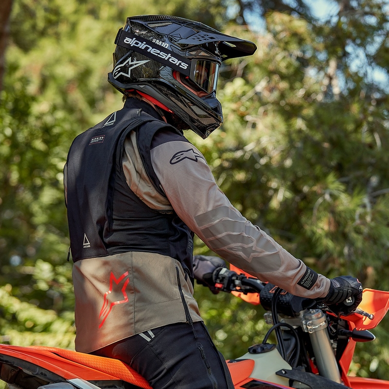 Alpinestars Techdura motoros kabát fekete-fényvisszaverő