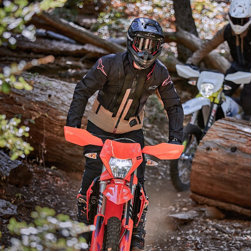 Alpinestars Techdura motoros kabát fekete-fényvisszaverő