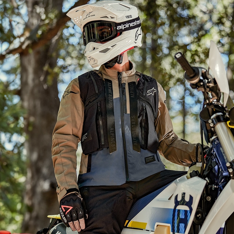 Alpinestars Techdura motoros kabát fekete-fényvisszaverő