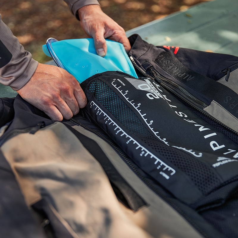 Alpinestars Techdura motoros kabát fekete-fényvisszaverő