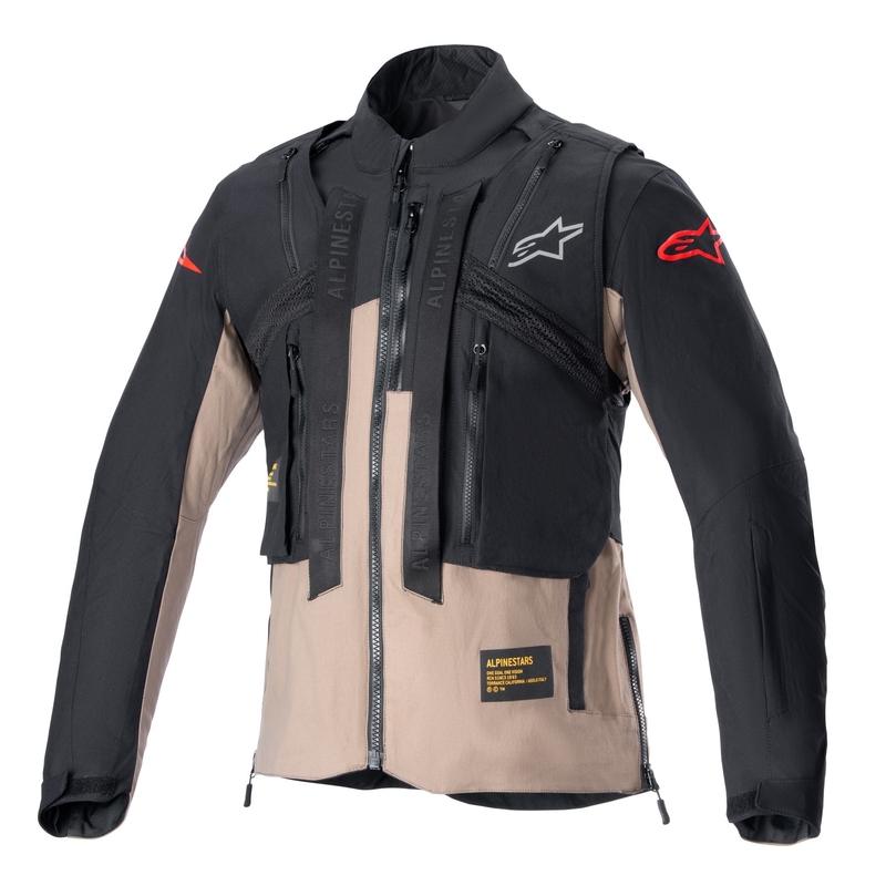 Alpinestars Techdura motoros kabát fekete-barna