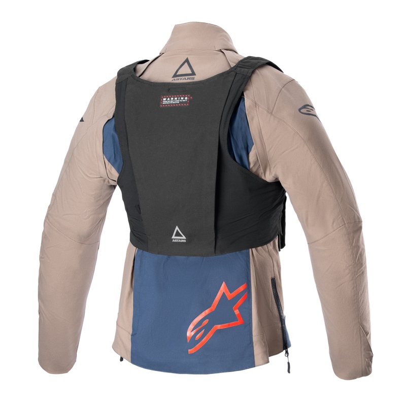 Alpinestars Techdura motoros kabát fekete-barna-sötétkék