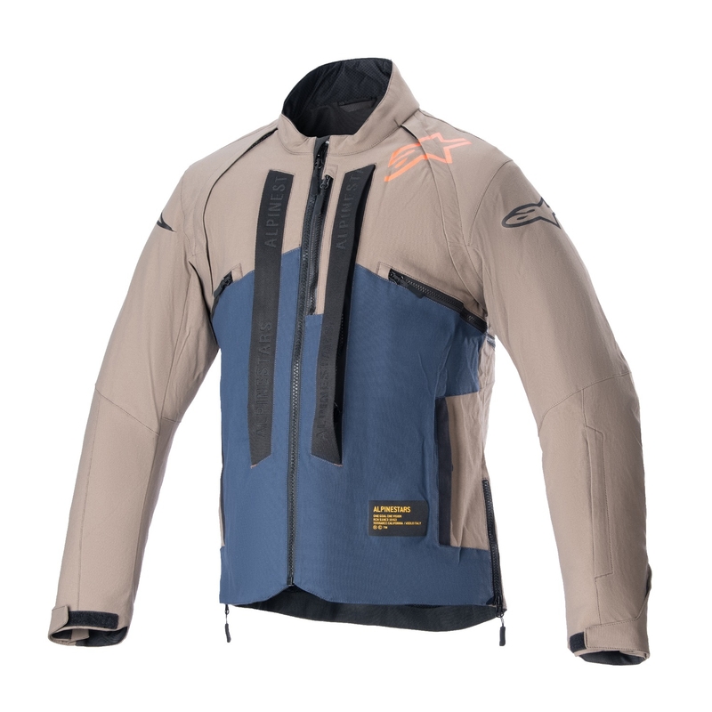 Alpinestars Techdura motoros kabát fekete-barna-sötétkék