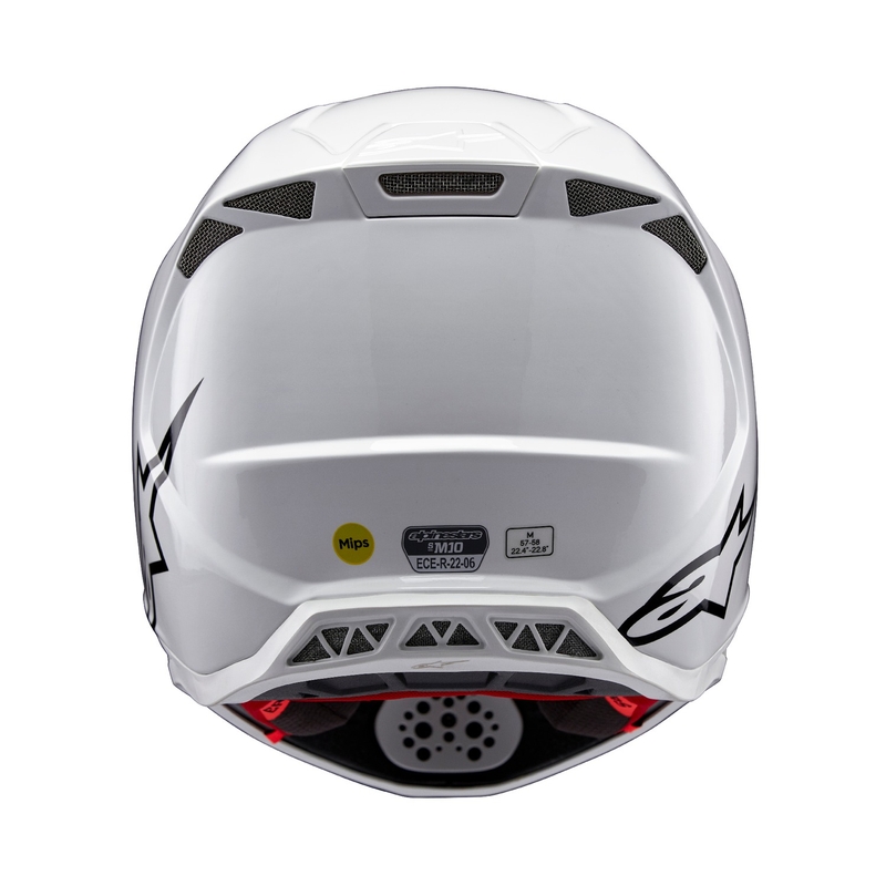 Alpinestars Supertech S-M10 Solid motokrossz bukósisak fehér