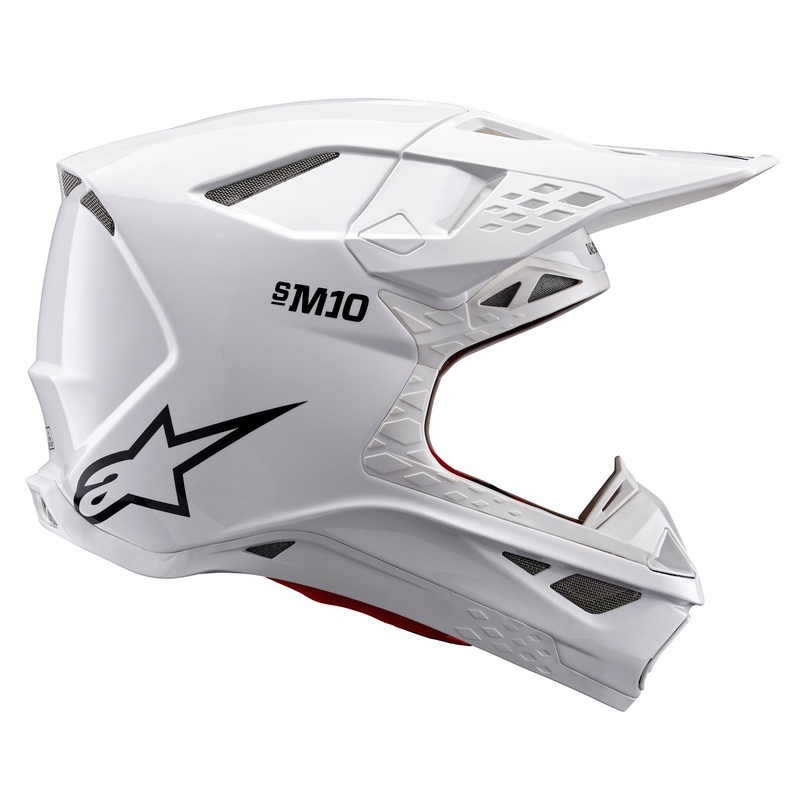 Alpinestars Supertech S-M10 Solid motokrossz bukósisak fehér