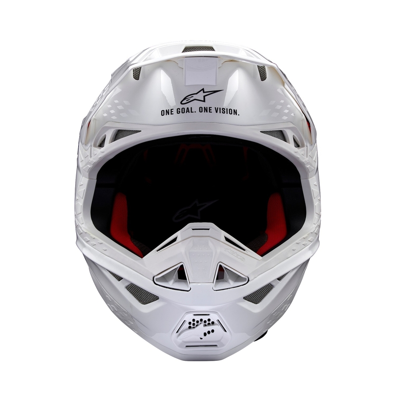 Alpinestars Supertech S-M10 Solid motokrossz bukósisak fehér