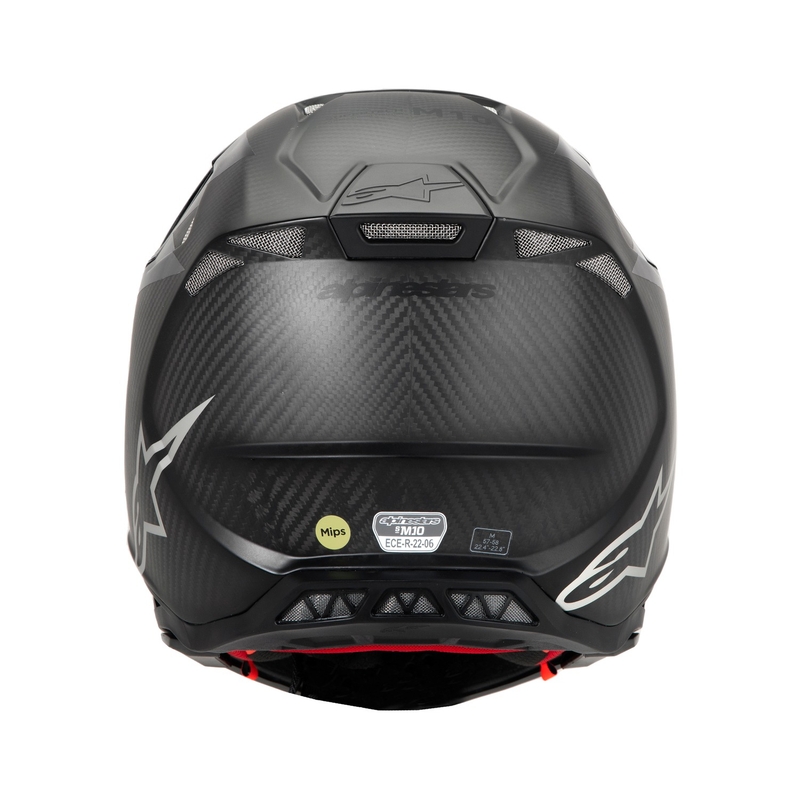 Alpinestars Supertech S-M10 Fame motokrossz bukósisak fényes-matt carbon