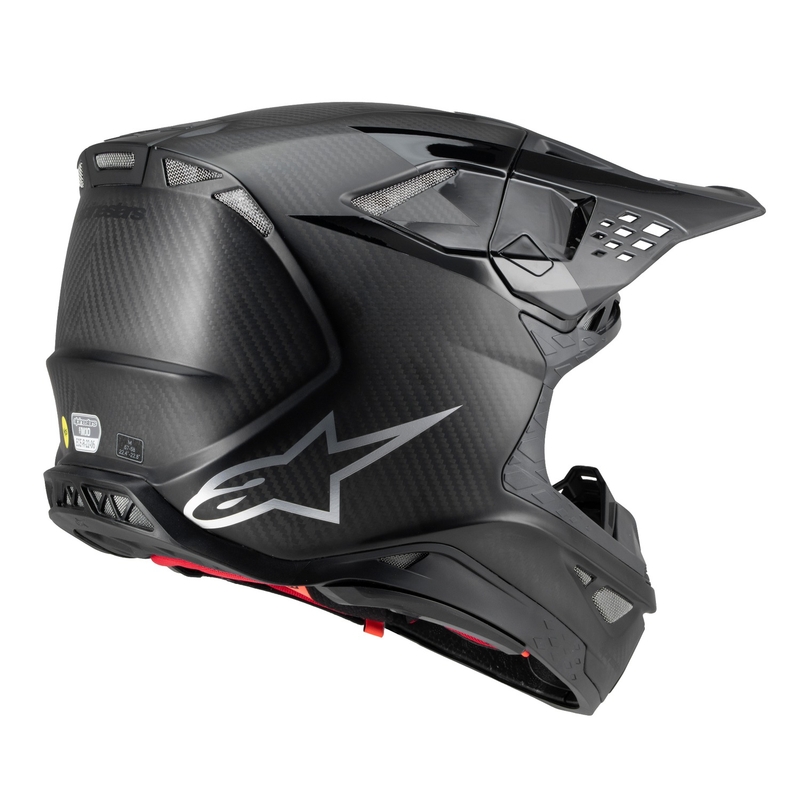 Alpinestars Supertech S-M10 Fame motokrossz bukósisak fényes-matt carbon