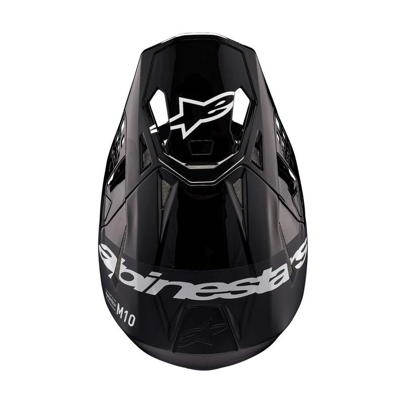 Alpinestars Supertech S-M10 Flood motokrossz bukósisak fekete-sötétszürke
