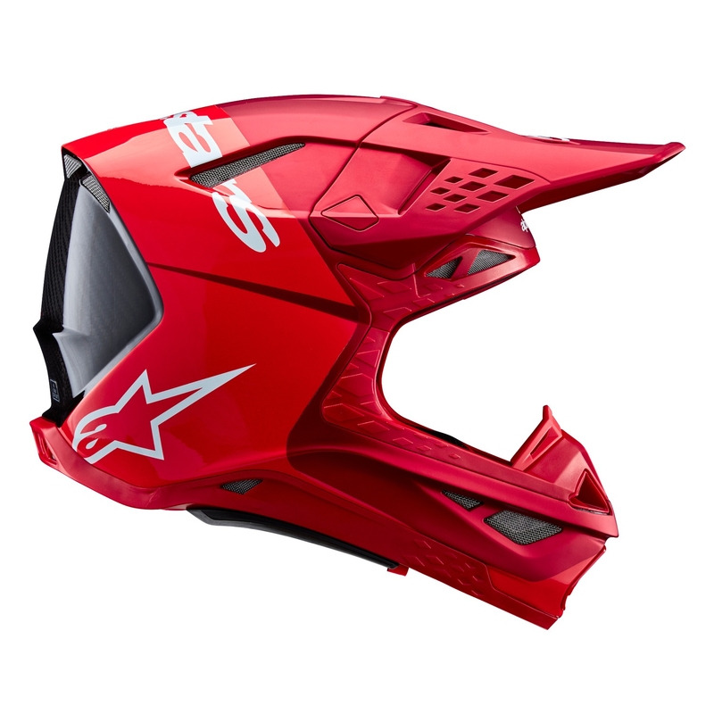 Alpinestars Supertech S-M10 Flood motokrossz bukósisak fluo piros-matt piros