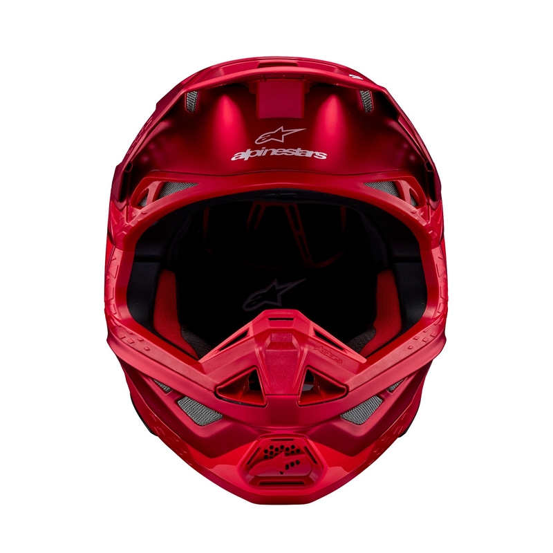 Alpinestars Supertech S-M10 Flood motokrossz bukósisak fluo piros-matt piros