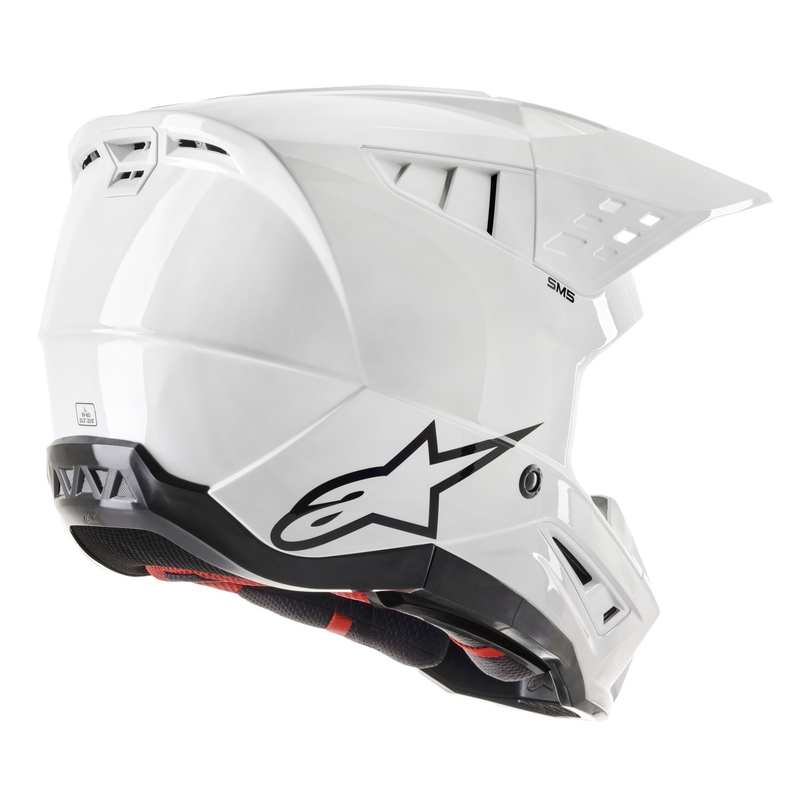 Alpinestars S-M5 Solid motokrossz bukósisak fehér