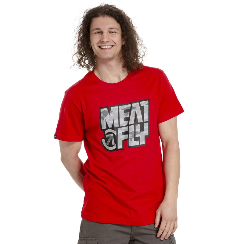 Meatfly Repash férfi póló piros