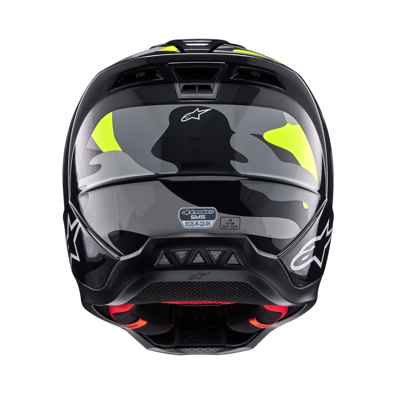 Alpinestars S-M5 Rover 2 motokrossz bukósisak sötétszürke-fluo sárga