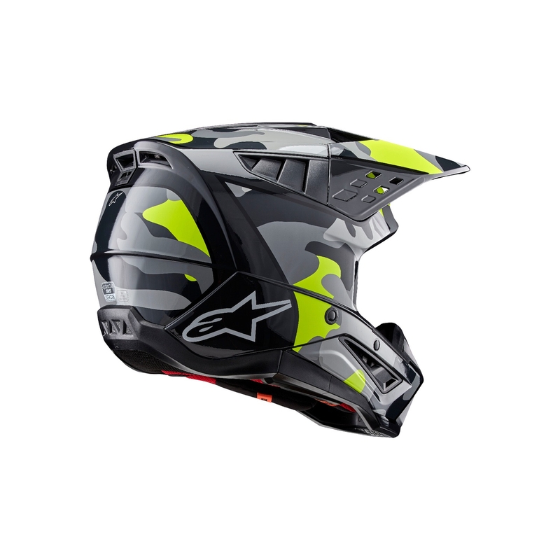 Alpinestars S-M5 Rover 2 motokrossz bukósisak sötétszürke-fluo sárga