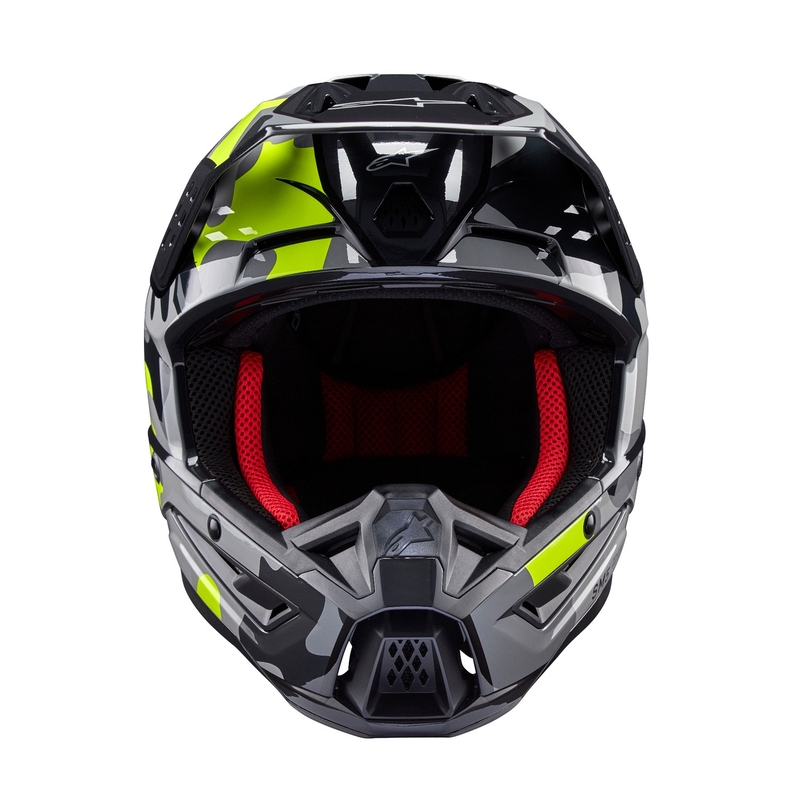 Alpinestars S-M5 Rover 2 motokrossz bukósisak sötétszürke-fluo sárga