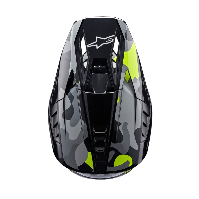 Alpinestars S-M5 Rover 2 motokrossz bukósisak sötétszürke-fluo sárga