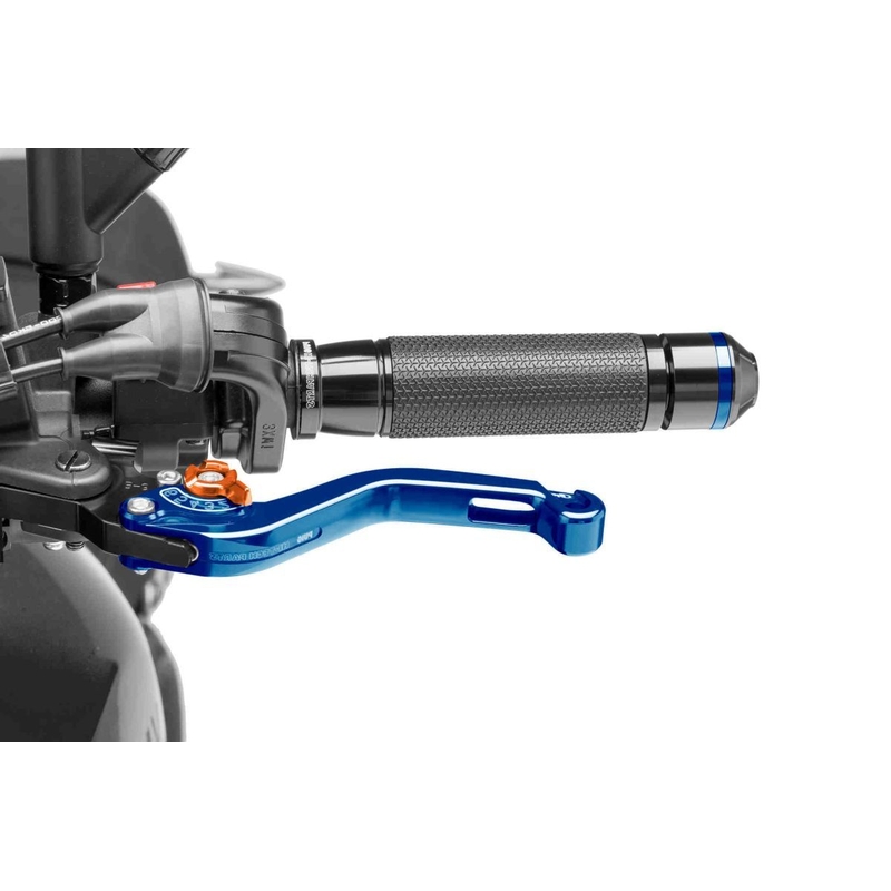 Clutch lever without adapter PUIG rövid blue/orange