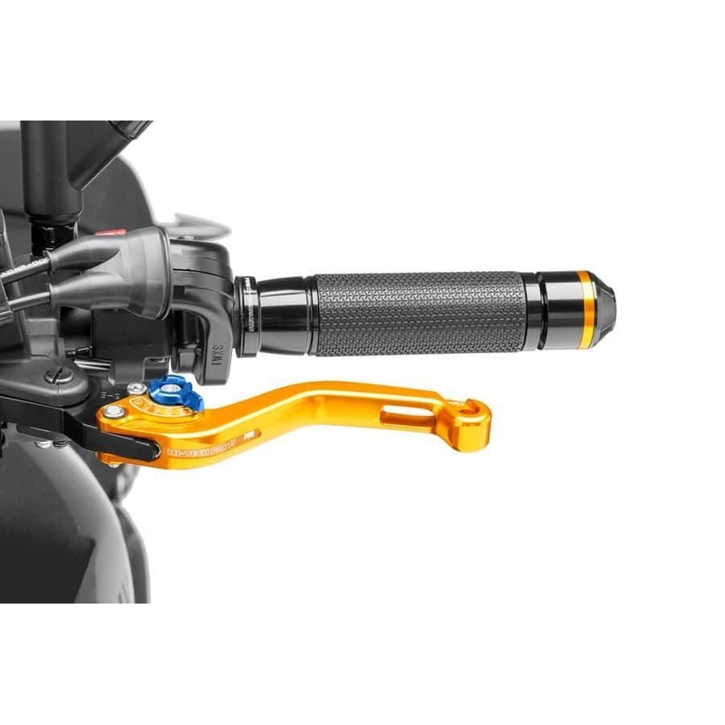 Clutch lever without adapter PUIG rövid gold/blue