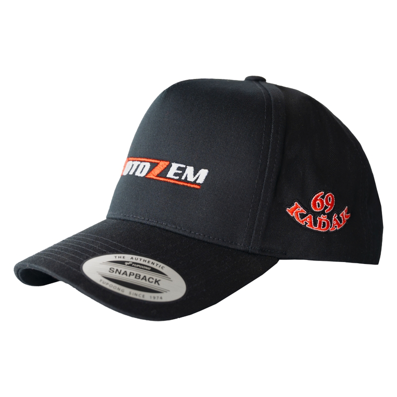 Motozem x Kaďák siltes sapka fekete