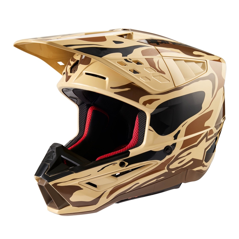 Alpinestars S-M5 Mineral motokrossz bukósisak matt sötétbarna camo